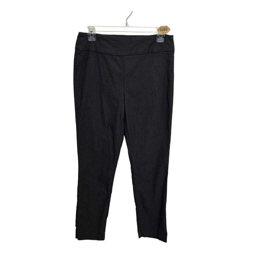 Tribal Women Charcoal Gray Pull On Tapered Leg Stretch Pants 9320O-803G Size 10